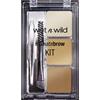 Wet n Wild, Ultimate Brow Kit, Kit Sopracciglia che Forma, Definisce, Riempie le Sopracciglia, Kit con 1 Cera per Sopracciglia, 2 Polveri Fissanti, 1 Pennello e 1 Pinzetta, Prodotto Vegano, Soft Brown