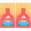 Adidas Vibes Happy Feels Eau de Parfum, per Tutti, Vivace ed Esaltante, Profumo a Lunga Durata, Pompelmo e Gelsomino, 100 ml (Confezione da 2)