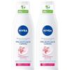 NIVEA Almond Oil Latte detergente delicato per la pelle secca e sensibile, 200 ml (Confezione da 2)