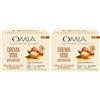 Omia, Crema Viso Antirughe all'Argan del Marocco e Acido Ialuronico, Riduce le Rughe e Rassoda la Pelle, Senza Siliconi e Coloranti, Adatta a Tutti i Tipi di Pelle, 50 ml (Confezione da 2)