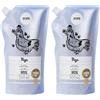 YOPE Ricarica Sapone Naturale per le Mani | Fico | Idratante e Delicato | Ricarica Ecologica | 98% Ingredienti Naturali | Vegan & Cruelty Free | 500 ml (Confezione da 2)