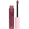NYX Professional Makeup Lip Lingerie XXL, Rossetto liquido Matte a lunga tenuta, Formula vegana, Bust-ed
