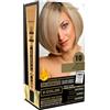 Thader TH Pharma Kit colorante senza ammoniaca per un piacevole odore con Liquid Gold, colore 10 biondo platino