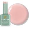 Bluesky Base coat in gomma, 10 ml, Girls Secret BNR08, base gel rinforzante per manicure 21 giorni, lampada UV LED necessaria