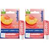 Labello Peach Shine Burrocacao Labbra 4.8 g, Balsamo Labbra Colorato All'Aroma Di Pesca, Lip Balm Idratante 24H Con Burro Di Karité E Ingredienti Naturali, Con Pigmenti Colorati (Confezione da 2)