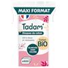 TADAM 600 dischi di cotone 100% biologico (12 bustine x 50), ultra morbidi e resistenti