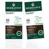 Herbatint Gel Colorante Permanente 3Dosi 6N Biondo scuro - 2 Confezioni (2x 300 ml)