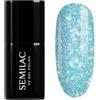 Semilac Icy Waterfall - Smalto semipermanente UV 240, 7 ml, collezione Seaqueen