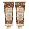 TESORI D'ORIENTE Crema per le mani BYZANTIUM | delicata crema per le mani con rosa nera e labdano | rituale benessere per corpo e sensi | 75 ml (Confezione da 2)