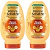 Garnier I veri tesori riparano il miele tesori, rafforza e nutre i capelli danneggiati e fragili, contro doppie punte, balsamo, formula nutriente, meno rottura dei capelli, 1 x 200 ml