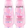 L'Oreal Paris L'Oréal Paris Elvive Glycolic Gloss Balsamo, Capelli Lucenti e Morbidi Fino a 48H, Effetto Specchio con Acido Glicolico, Per Capelli Spenti e Opachi, 250ml (Confezione da 2)