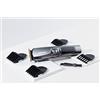 Zelmer ZMB6000 Trymer, motore AC, lame Titanium 38 mm, 4 accessori per capelli e barba (3/6/9/12 mm), nero e grigio.