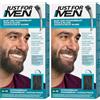 Just for Men Baffi e barba di colore marrone nero e nero elimina il grigio per un aspetto più spesso e pieno - M45 (Confezione da 2)