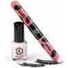 Jolly Dim Makeup Jolly Dim by Inglot Makeup Set 2 - Matte & Gloss Lip Duo Dirty Pink 2 Eyelashes Daily Nail Polish Crepe 2, set per makeup, idea regalo Per il look della sera o di tutti i giorni