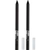 deBBY, kajalPENCIL Waterproof, Matita Occhi Nera Resistente all'Acqua, Lunga Durata Fino a 18 Ore, Pigmenti Intensi Long Lasting, Oftalmologicamente Testata, Colore 01 Nero (Confezione da 2)