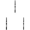 L'Oreal Paris L'Oréal Paris Matita Automatica in Gel Infaillible 36H Grip Liner, Tratto Sfumabile a Lunga Tenuta, Waterproof, Formula in Gel, Tonalità: 01 Intense Black (Confezione da 3)
