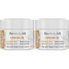 RevitaLAB Day and Night Collagen Anti-Aging Moisturizer, Enriched with Hyaluronic Acid, Q10, Argan Oil, and a UVA/UVB Filter for Ages 40 - 55, 50 ml (Confezione da 2)