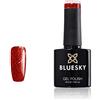 Bluesky Smalto Per Unghie Gel, Rosso, Luccichio (Per Lampade Uv E Led) - 10 Ml