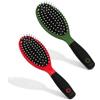 PARENCE.- Set di 2 Spazzole Districanti per Capelli - Spazzole Pneumatiche con Perni Metallici Protetti - 21cm