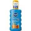 Beiersdorf NIVEA SUN Protezione e abbronzatura solare SPF 30, crema solare con estratto di melanina per un'abbronzatura uniforme, protezione solare istantanea con sistema di filtraggio UVA/UVB (200 ml)