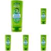 Garnier Fructis Balsamo Fortificante, Per Capelli Normali, Per Capelli Forti e Luminosi, Con Estratto di Pompelmo e Vitamina B6, Forti & Brillanti, 200 ml (Confezione da 5)