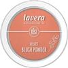 lavera Velvet Blush Powder -Rosy Peach 01- - Rosy Peach 01 - albicocca - olio di mandorle biologico & Vitamina E - opaco - texture vellutata (1 x 5g)
