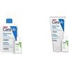 CeraVe Lozione Idratante Viso e Corpo per Pelle Secca, con Acido Ialuronico 473ml + Travel Size Detergente Idratante 20ml & Crema Idratante Viso e Corpo per Pelle Secca 177ml