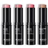 KIKO Milano Creamy Contour & Blushes Set | Sculpting Touch Creamy Stick Contour 203 & Velvet Touch Creamy Stick Blush 06, 07, 08 | Creamy Texture & Radiant Finish