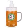 Accentra Dispenser Sapone Liquido a Forma di Boccale di Birra, Sapone Mani "CHEERS" in Stile Birra, 720 ml con Dosatore Schiuma, Profumo Betulla & Cedro, Idea Regalo per Uomini amanti della Birra