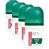 Borotalco Deo Roll-On Original 50 ml - Formula con Active Crystal Talc per tripla protezione contro il sudore - 0% alcol (Confezione da 4)