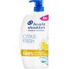 Head & Shoulders Citrus Fresh Shampoo Antiforfora Capelli Grassi 1000ml Flacone con Dosatore. Fino al 100% Protezione dalla Forfora. Clinicamente Testato. Uso Quotidiano. Freschezza agli Agrumi