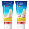 Eveline Cosmetics Revitalum Crema Riparatrice Tallone 8-in-1 con 25% Urea - Trattamento Intensivo per Talloni Screpolati, Piedi Morbidi e Lisci (Confezione da 2)