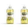 MAITRE SAVON DE MARSEILLE Maître Savon de Marseille - Sapone di Marsiglia liquido VERVEINE-LIMON - 500 ml. 96% di origine naturale (Confezione da 2)
