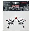 Alpino Gemme adesive per il viso Catrina | Adesivi per il viso scintillanti | Trucco per Festival, Carnevale e Halloween | Adesivi per il viso scintillanti