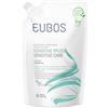 EUBOS Cura sensibile, sacchetto di ricarica per olio da doccia, olio doccia benefico per pelli sensibili e secche, per la pulizia quotidiana e nutriente, tollerabilità cutanea dermatologicamente