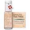 PODERM Smalto Cura per Unghie con Tea Tree - Oro Brillante | Swiss Lab - 8ML | Arricchito con Tea Tree, Silicio & Biotina | Purifica, Schiarisce & Nutre le Unghie Gialle | Creato da una Podologa