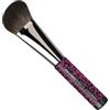 da Vinci, PRETTY PINK, pennello per fard, obliquo, extra fine, fibra sintetica vegana, fard, bronzer e evidenziatore, risultato sfumato, manico in legno laccato, ghiera in argento, design leopardato
