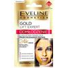 Eveline Cosmetics Gold Lift Expert Maschera Anti-Rughe di Lusso - Trattamento Viso al Collagene con Terapia Oro 24k per Pelle Matura, Secca e Sensibile