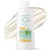 Bottega Verde - SOL Aloe+Acido Ialuronico, SPF50, Latte Solare Corpo, 200ml | Protezione Alta, 200ml, Protegge dai Raggi UVA e UVB e Idrata Intensamente