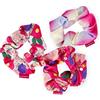 Legami - Set di 3 Hair Scrunchies Hair We Are, Elastici per Capelli, Elastici arricciati con Tessuto Effetto Satinato, Beauty, Hairstyle, Tema Flowers
