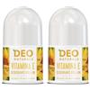 Deo Naturals Deodorante Roll-on con Vitamina E 50 ml - emolliente, per pelli secche Deo Naturals (Confezione da 2)