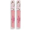 Revolution Beauty London I Heart Revolution, Tasty Coconut Lipgloss, formula idratante e non appiccicosa al profumo di cocco, Coconut Sugar, Pink 2,2 ml (Confezione da 2)