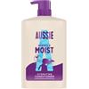 Aussie Miracle Moist Balsamo Idratante 1000ml, Formula Idratante per Rivitalizzare e Riparare Capelli Fragili e Secchi, Con Olio di Noci di Macadamia Australiane, Vegano e Cruelty-Free
