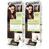 Cameleo - Color Essence - Crema Colorante - Marrone - Colorazione "TONO SU TONO" - Effetto Fino a 8 Lavaggi - Colore Naturale e Profondo - Rinfresco del Colore - Nutrimento - 75g (Confezione da 2)