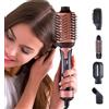 Avilia Spazzola con Cavo Rotante 5-in-1 Multifunzione per Capelli: Arricciacapelli, Piastra, Volumizzante e Asciugacapelli Professionale, 1200W - Ideale per Cura dei Capelli e Idee Regalo Donna