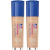 Rimmel London Match Perfection Foundation - Fondotinta Liquido Pelle Perfetta e Levigata a Lunga Tenuta con SPF 20 - Sand - 30 ml (Confezione da 2)