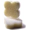 martini SPA - Make Up - Dischetti toglitrucco in spugna doppia azione, poliuretano e ovatta, forma fiore, beige, 12g, 2 unità