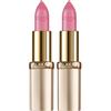 L'Oreal Paris L'Oréal Paris Make Up Rossetto Lunga Durata Color Riche Colore Pieno Finish Satinato 303 Rose Tendre - Confezione da 2, 18 ml