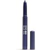 3INA MAKEUP - The 24H Eye Stick 853 - Ombretto in stick blu scuro con texture cremosa - Ombretto impermeabile 24H con finitura opaca brillante e metallizzata - Multitasking