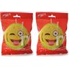 martini SPA - Massage Color - Spugna corpo Fruit Emoticons, poliuretano e microfibra, soggetti assortiti, 11.5x3.5cm, 75g, 1 unità, 1 (Confezione da 2)